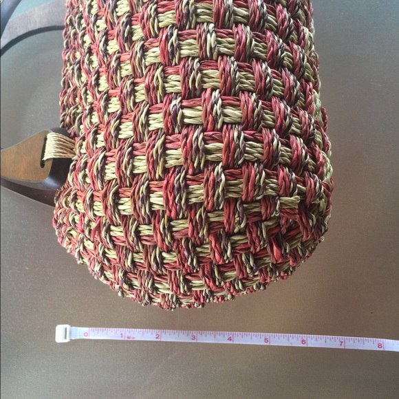 Basket weave bag from Philippines - Picture 5 of 8